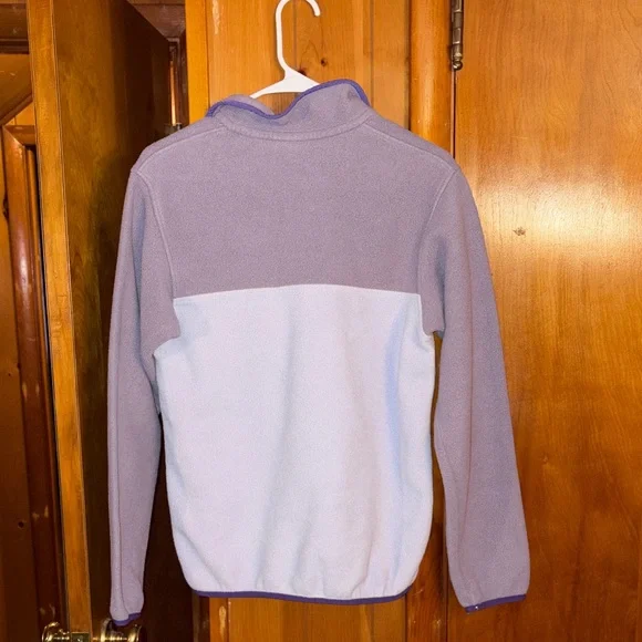 Patagonia Purple and Light Lavender Synchilla Snap-T Fleece Pullover - Picture 5 of 6